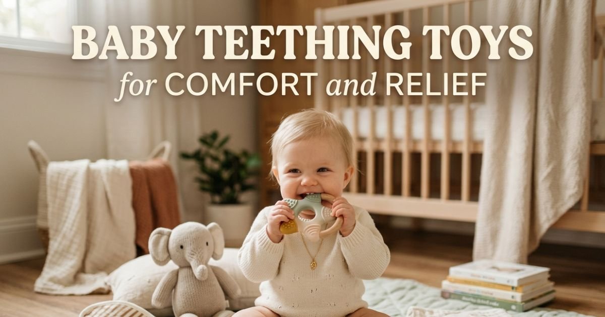 Baby Teething Toy for Comfort and Relief