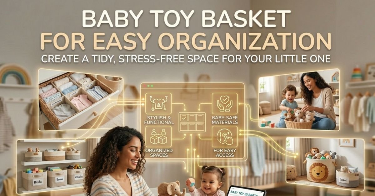 Baby Toy Basket for Easy Organization