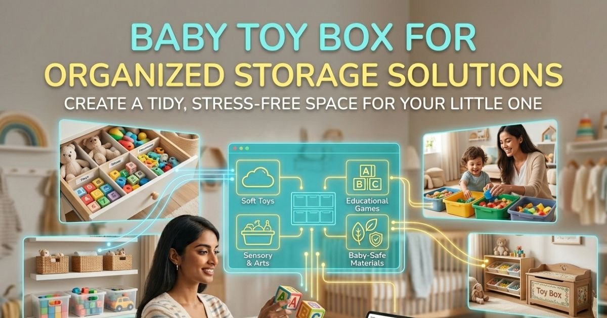 Baby Toy Box for Organized Storage Solutions